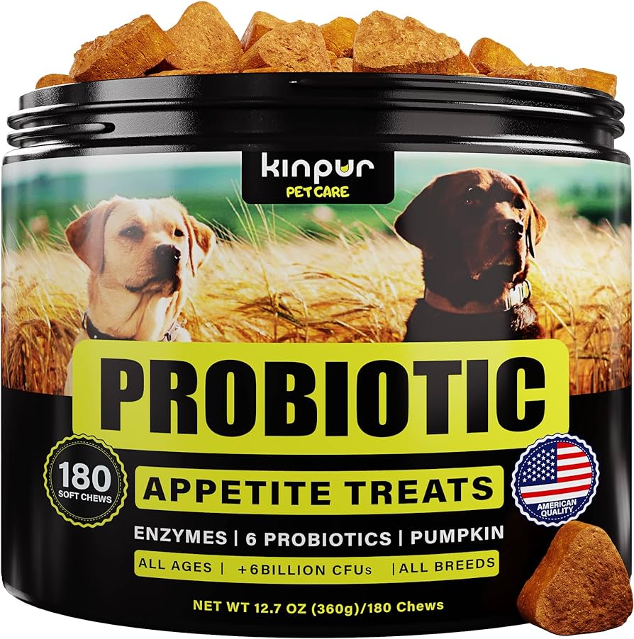 Amazon.Com : Probiotics For Dogs - Support Gut Health, Itchy Skin,  Allergies, Yeast Balance, Immunity - Dog Probiotics And Digestive Enzymes  For Small, Medium And Large Dogs - 180 Probiotic Chews For