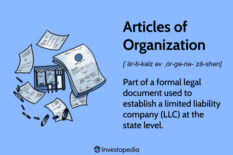 Articles Of Organization: Definition, What'S Included, And Filing
