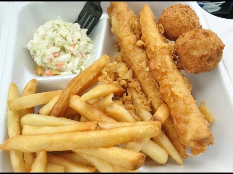Captain D'S Batter Dipped Fish Meal Review - Youtube
