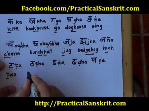 How To Write Sanskrit - Part 1 - Single Letters - Youtube